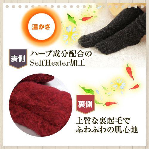 もこもこ 5本指ソックス 五本指靴下 レディース ルームソックス 着厚ソックス クリスマス | ブランド登録なし | 12