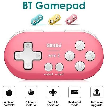 8bitdo ZERO ゲームパッド コントローラー ブルー イエロー