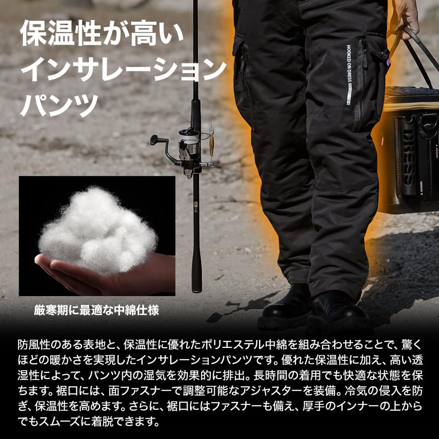 ドレス] サーモパンツ XL 釣り 保温 防寒 防風 暖かい パンツ ズボン