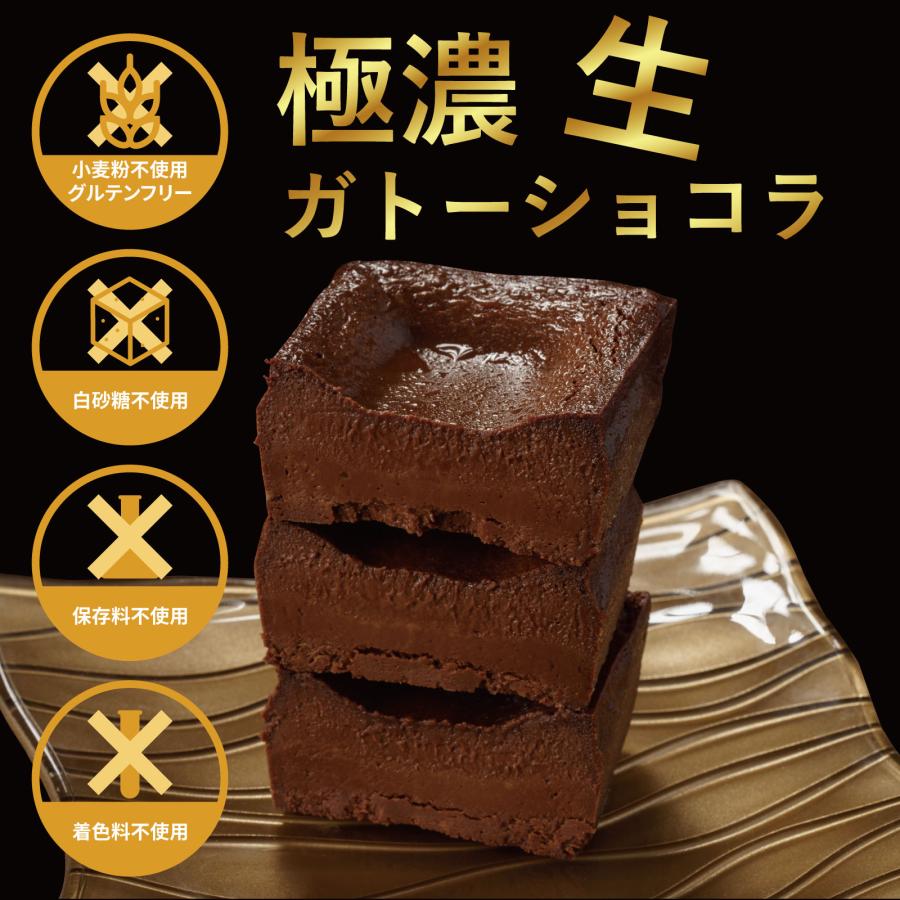 グルテンフリーなのに超濃厚 極濃生ガトーショコラ FUKUGASHI