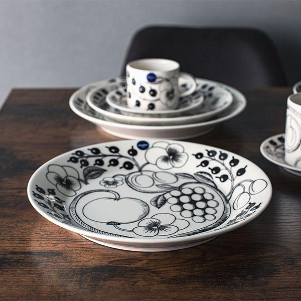 アラビア ブラックパラティッシ プレート3枚セット26センチ旧ロゴ