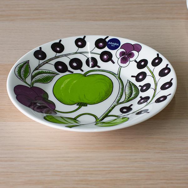 (A)　ARABIA　パラティッシ　パープル　26cm　プレート　２枚　未使用 取扱い終了】ARABIA/paratiisi/パラティッシ/パープル/プレート