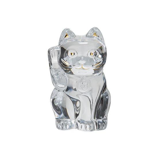 バカラ まねき猫 置物 クリスタル ガラス クリア 2607786 Baccarat CHAT LUCKY CAT