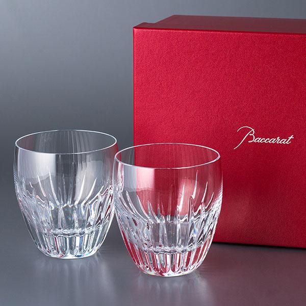 バカラ Baccarat グラス ペア マッセナ タンブラー 370mL 2811295 Massena Tumbler ロックグラス クリスタル 食器｜glv｜02