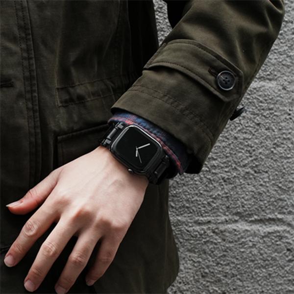 アップルウォッチ Apple Watch バンド フォートレス BELTIES ベルティーズ ベルト シリコン メタルの画像