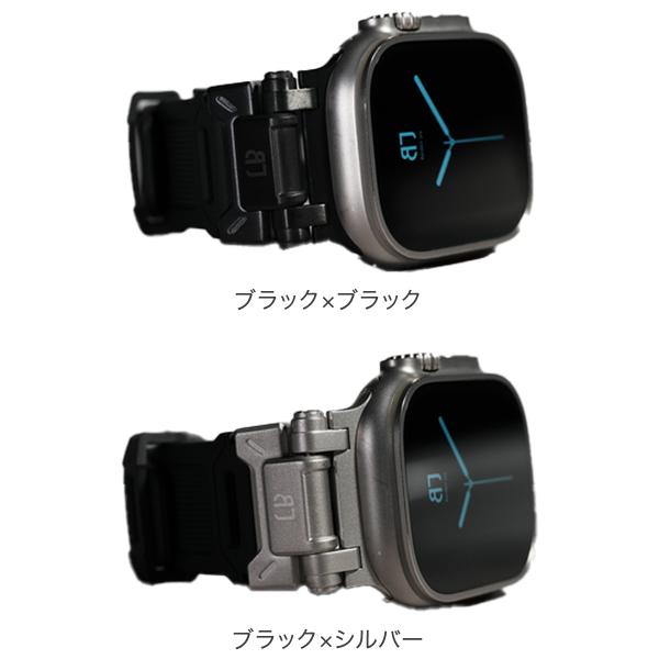 アップルウォッチ Apple Watch バンド フォートレス BELTIES ベルティーズ ベルト シリコン メタルの画像