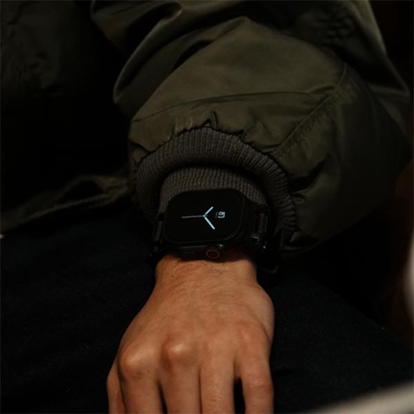アップルウォッチ Apple Watch バンド フォートレス BELTIES ベルティーズ ベルト シリコン メタルの画像