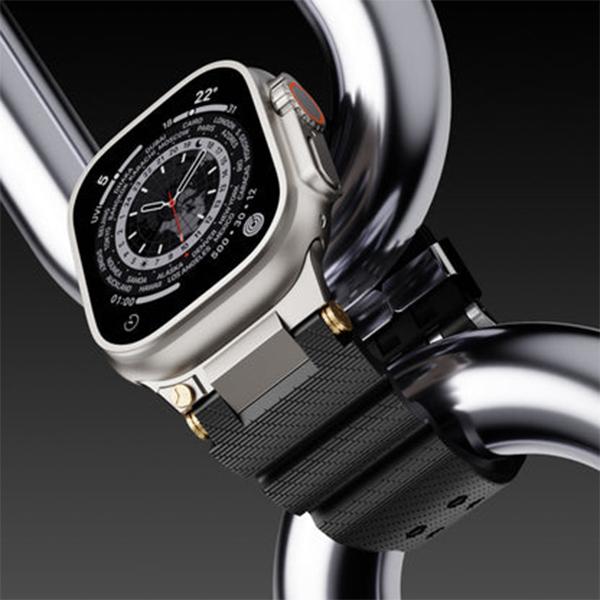 アップルウォッチ Apple Watch メタルギアシリコンバンド BELTIES ベルティーズ バンド ベルトの画像
