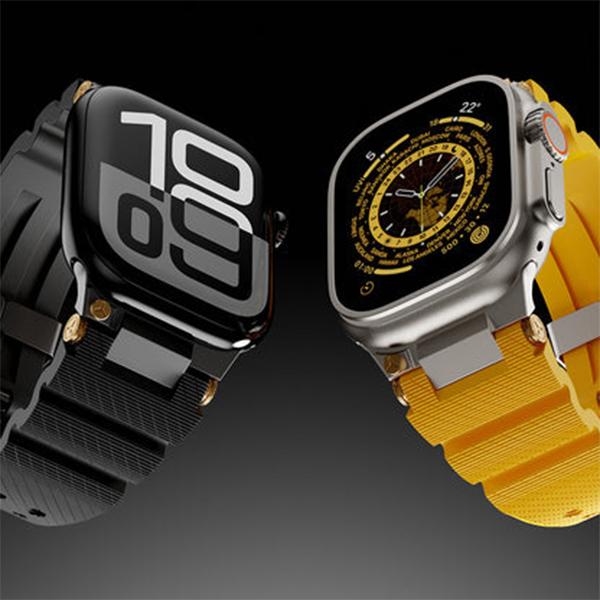 アップルウォッチ Apple Watch メタルギアシリコンバンド BELTIES ベルティーズ バンド ベルトの画像