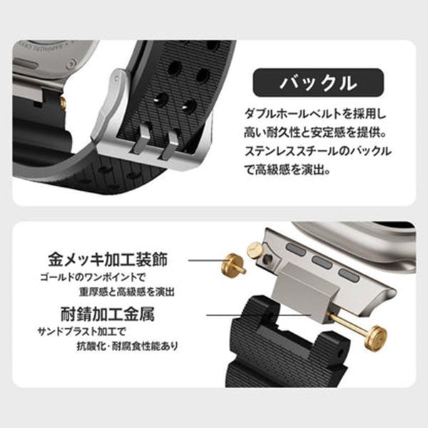 アップルウォッチ Apple Watch メタルギアシリコンバンド BELTIES ベルティーズ バンド ベルトの画像