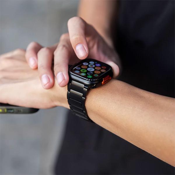 アップルウォッチ Apple Watch クラシックマグネットチタンバンド BELTIES ベルティーズ バンドの画像