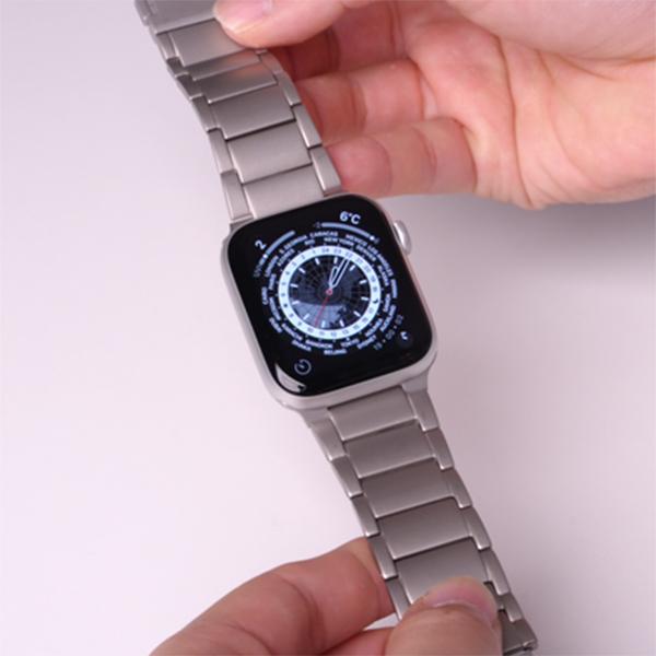 アップルウォッチ Apple Watch クラシックマグネットチタンバンド BELTIES ベルティーズ バンドの画像