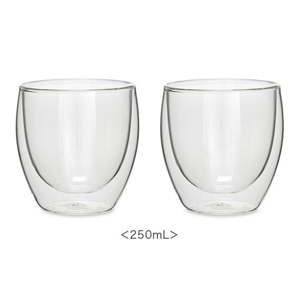 ボダム ダブルウォールグラス BODUM グラス パヴィーナ ダブルウォールグラス 250mL＋350mL 4個セット｜glv｜02