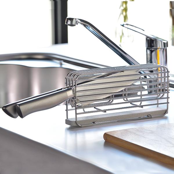 kuro 調理器具 ステンレス製 包丁スタンド ステンレス 包丁立て 包丁差し ビーワースセレクション