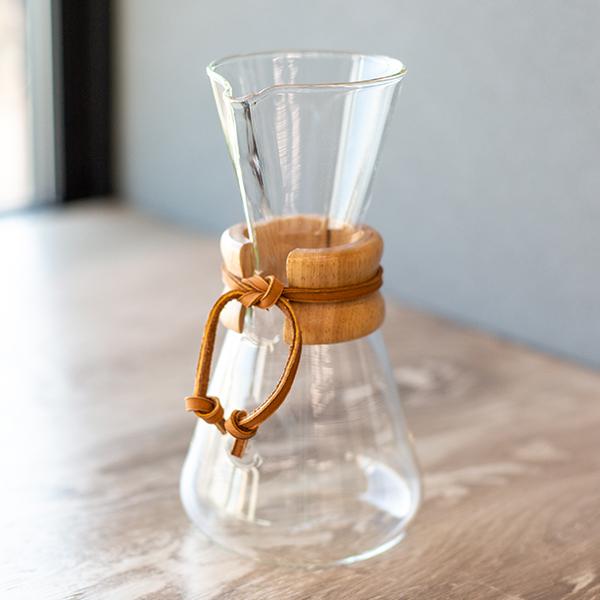 ケメックス Chemex コーヒーメーカー + フィルターペーパー 3カップ用 100枚入 マシンメイド｜glv｜05