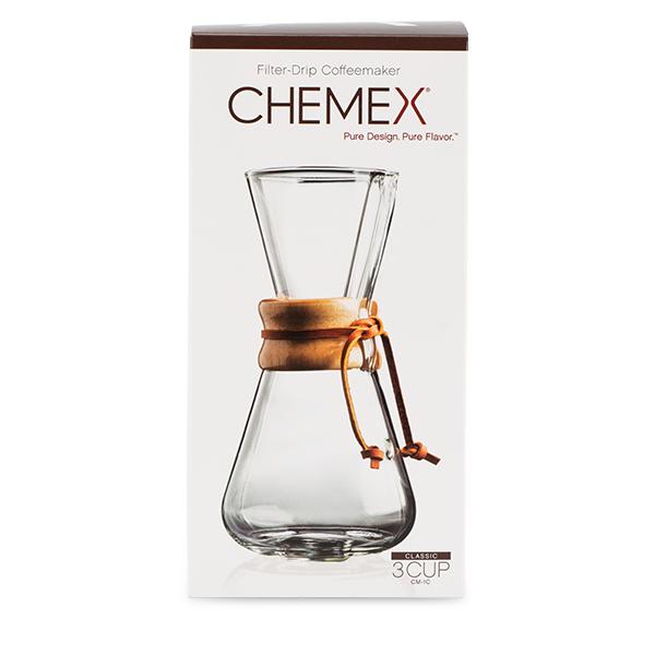 ケメックス Chemex コーヒーメーカー + フィルターペーパー 3カップ用 100枚入 マシンメイド｜glv｜10