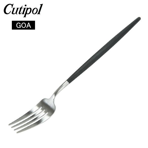 【並行輸入品】 クチポール Cutipol ゴア GOA ディナーフォーク Dinner fork ブラック Black カトラリー 5609881940204 GO04（Yahoo!・GulliverOnlineShopping Yahoo!店）