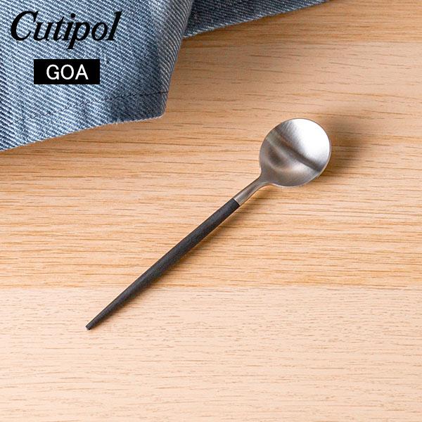 クチポール Cutipol ゴア GOA ティースプーン Tea spoonブラック Black カトラリー 5609881940402 GO11 の商品画像