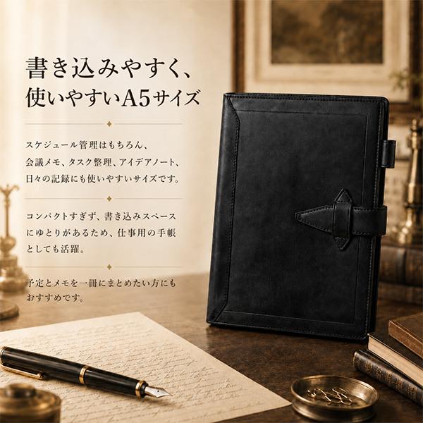 ダ・ヴィンチ Davinci ロロマクラシック システム手帳本体 A5サイズ