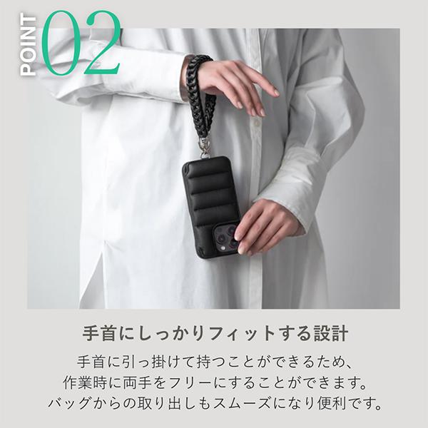 DEMIU iPhone16ケース、ハンドストラップ DEMIU / HAND STRAP Symbole デミュウ ハンドストラップシンボル