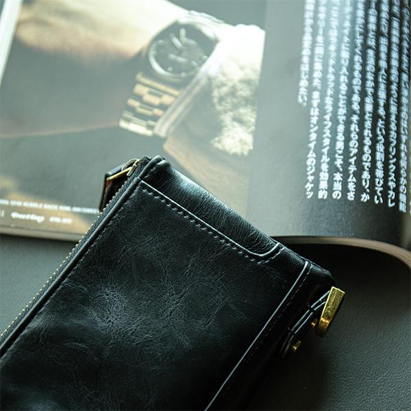 デバイス DEVICE Control crass ダブルジップ 本革 折り財布 財布 牛革 ファスナー 二つ折り財布 |  | 04