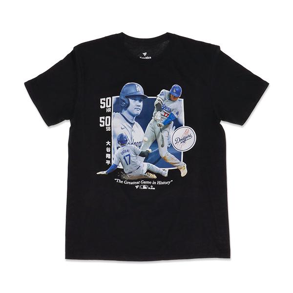 Fanatics MLB ドジャース 大谷 翔平 50-50 達成記念 Tシャツ LA Fanatics MLB ドジャース 大谷 翔平 50-50 達成記念 Tシャツ LA