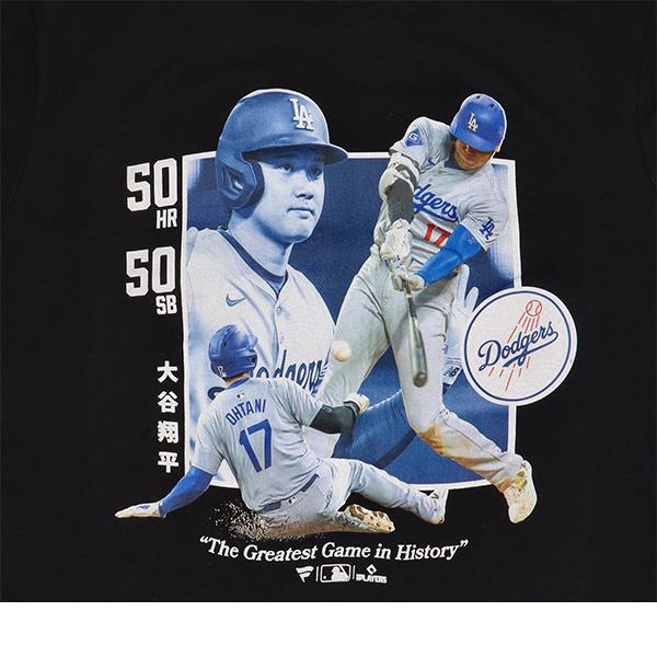 Fanatics MLB ドジャース 大谷 翔平 50-50 達成記念 Tシャツ LA Fanatics MLB ドジャース 大谷 翔平 50-50 達成記念 Tシャツ LA