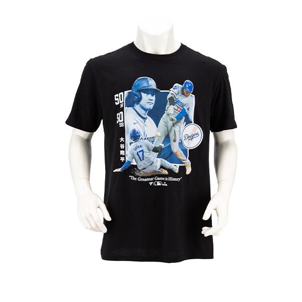 Fanatics MLB ドジャース 大谷 翔平 50-50 達成記念 Tシャツ LA Fanatics MLB ドジャース 大谷 翔平 50-50 達成記念 Tシャツ LA