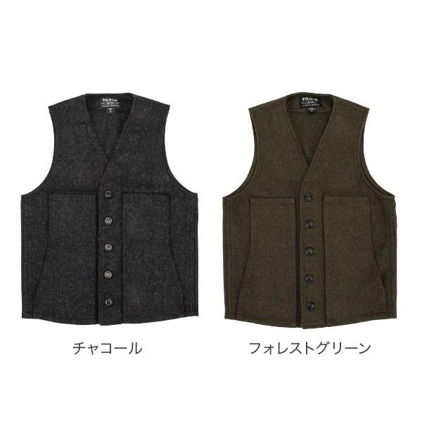 フィルソン FILSON ベスト マッキーノ ウール メンズ MACKINAW WOOL VEST 10055 アメリカ製 ウール｜glv｜06