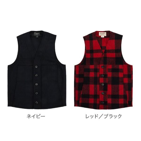 フィルソン FILSON ベスト マッキーノ ウール メンズ MACKINAW WOOL VEST 10055 アメリカ製 ウール｜glv｜07