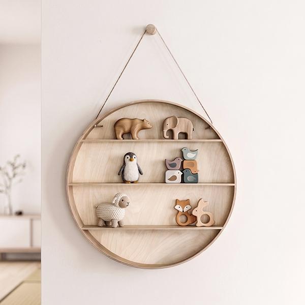 【並行輸入品】 ファームリビング Ferm Living ラウンドドーム Round Dorm 壁掛けラック 飾り棚 |  | 01