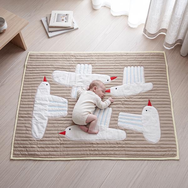 【並行輸入品】 ファームリビング Ferm Living バード キルトブランケット Bird Quilted プレイマット |  | 01