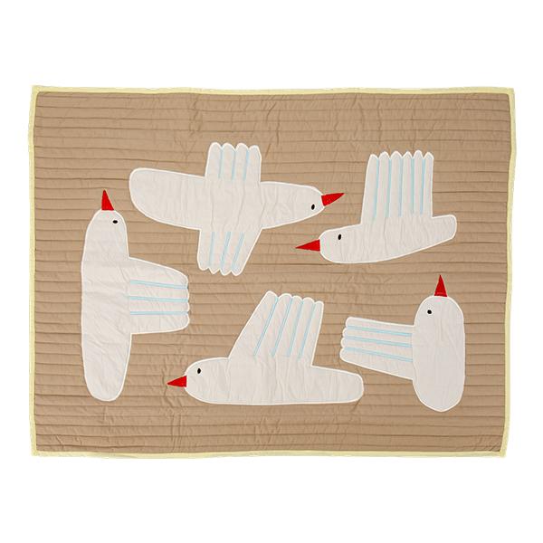 【並行輸入品】 ファームリビング Ferm Living バード キルトブランケット Bird Quilted プレイマット |  | 03