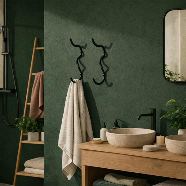 【並行輸入品】 ファームリビング Ferm Living タオルホルダー タオル掛け カーバチュアフック 真鍮 |  | 11