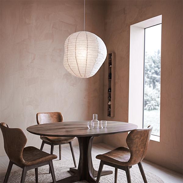 【並行輸入品】 ファームリビング Ferm Living Kurbis カービス ランプシェード 60 和紙 吊り下げ照明 |  | 04