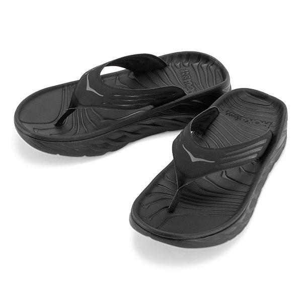 HOKA ONE ONE ブラック リカバリーサンダル 9 27cm HOKA ONEONE ホカオネオネ Hoka one ホカ メンズ サンダル オラ