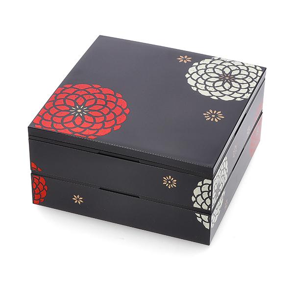 HAKOYA 連休中も休まず配送 HAKOYA 22.5角 二段重 オードブル 百華