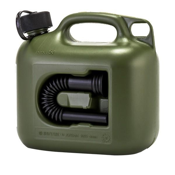 燃料タンク ヒューナースドルフ Hunersdorff ポリタンク フューエルカンプロ 5L ウォータータンク 800200 オリーブ Olive FUEL CAN PRO｜glv｜02