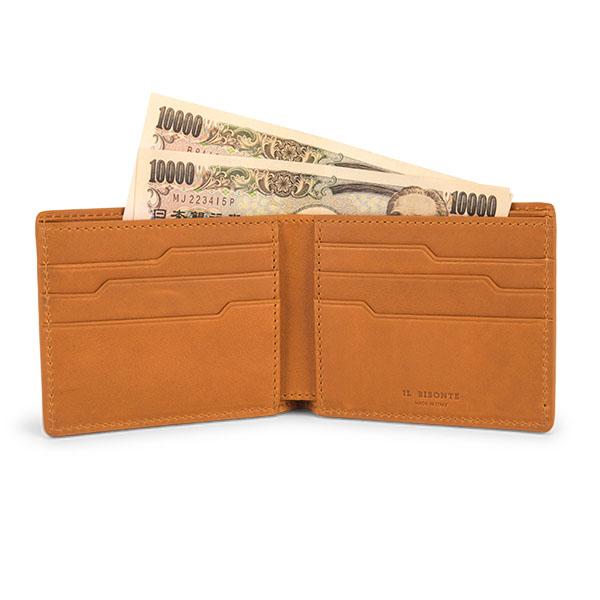 IL BISONTE（イルビゾンテ） 【並行輸入品】 在庫限り 二つ折り財布 BI