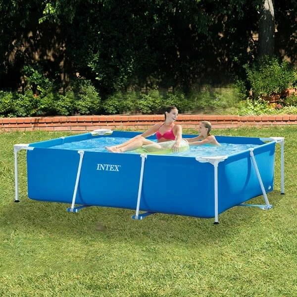 プール インテックス INTEX ビニールプール フレームプール レクタングラー 220 × 150 × 60cm 28270NP 組み立て式の画像