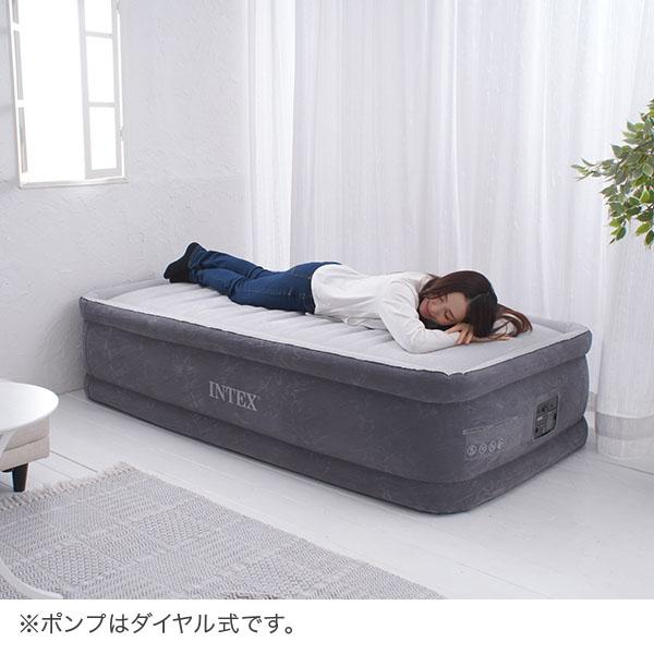 INTEX インテックスウルトラプラッシュ 電動エアーベッド INTEX/インテックス】ウルトラプラッシュ 電動エアーベッド
