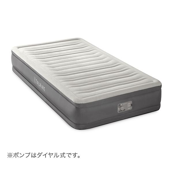 インテックス Intex エアーベッド シングル 電動ポンプ内蔵 電動 コンフォートプラッシュ 64025J TRUAIRE 寝具 来客の画像