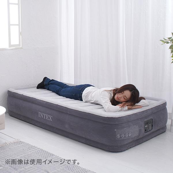 INTEX 正規販売店 インテックス エアーベッド シングル 電動 INTEX 正規販売店 インテックス エアーベッド シングル 電動