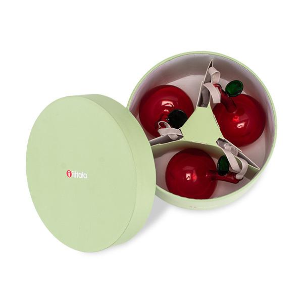 iittala（イッタラ） 【並行輸入品】 オーナメント 3個セット ガラス