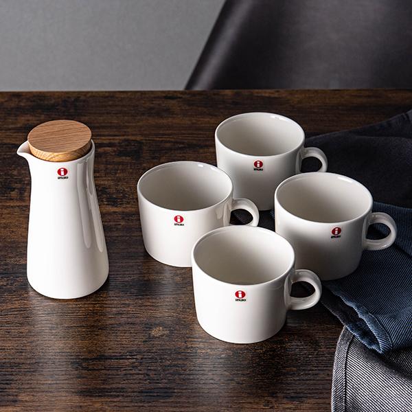 iittala イッタラ ティーマ(TEEMA) 蓋付ピッチャー&カップ4個 iittala イッタラ ティーマ(TEEMA) 蓋付ピッチャー&カップ4個