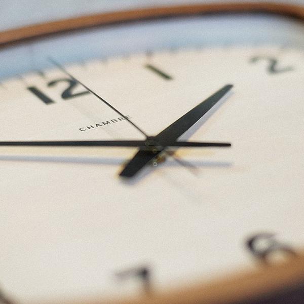インターゼロ INTERZERO R-SQUARE CLOCK 電波時計 時計 掛け時計 木製