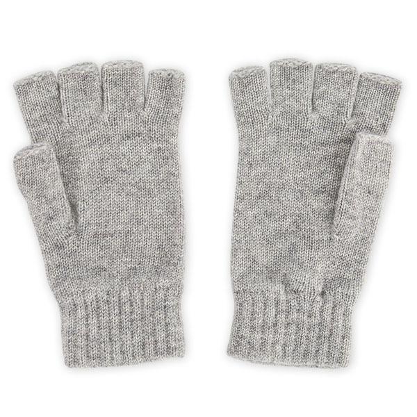 カシミヤ100% JOHNSTONSジョンストンズフィンガーレスHAY02223 ジョンストンズ 手袋 フィンガーレスグローブ ベージュ ブラウン