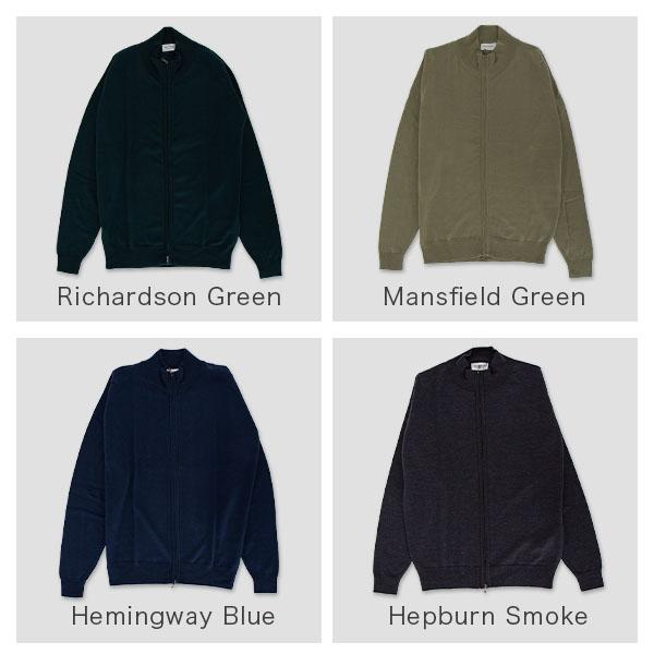 JOHN SMEDLEY（ジョンスメドレー） 【並行輸入品】 ジップアップニット