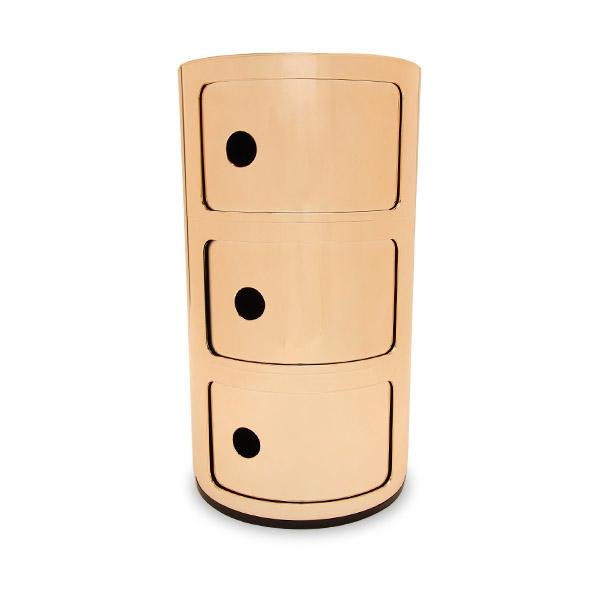 Kartell コンポニビリ（COMPONIBILI）【３段ブラウン】 カルテル コンポニビリ3｜Kartell｜カルテルオフィシャルサイト