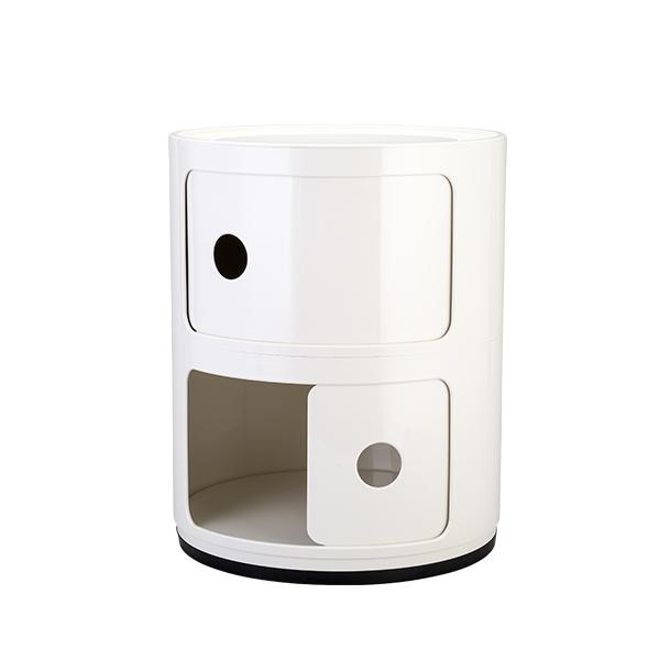 正規品kartell カルテル コンポニビリ アイボリー 2段チェスト2個セット Kartell（カルテル） 【訳あり：箱破損】カルテル チェスト
